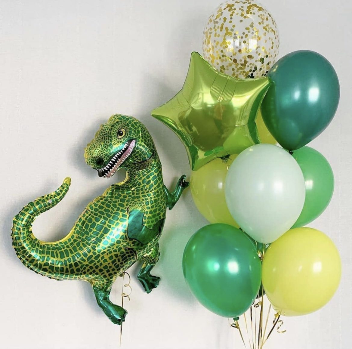 Шарики с с динозавром
