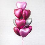 сердечки фольгированные