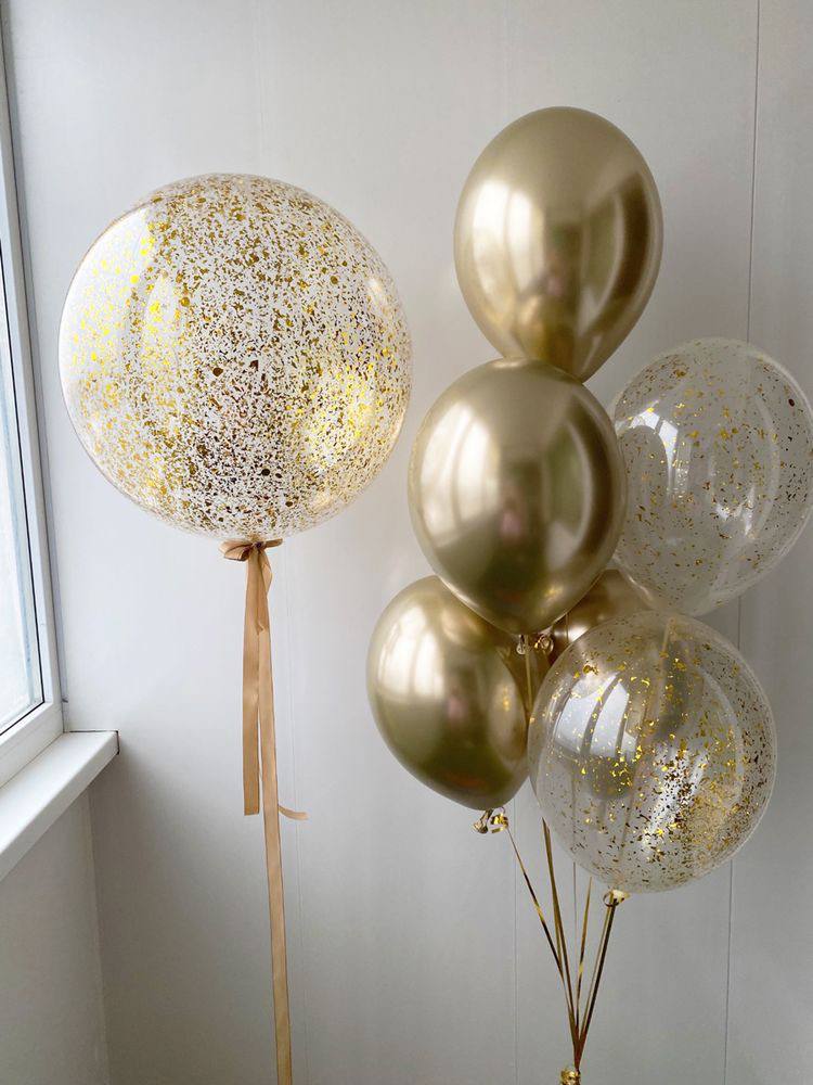 Шар с конфетти