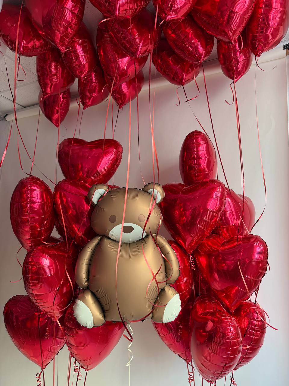 Шар мишка и сердца