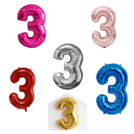 Шар цифра 3