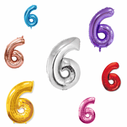 Шар цифра 6