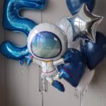 «Маленький космонавт» — шары на 5 лет мальчику в космическом стиле